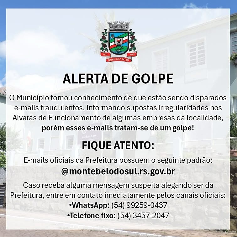 Alerta sobre tentativas de golpe