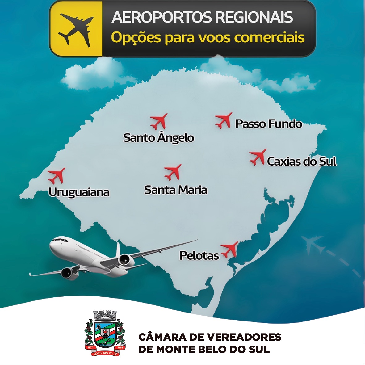 Com fechamento do Aeroporto Salgado Filho por tempo indeterminado, os aeroportos regionais começaram a receber novos voos comerciais. 