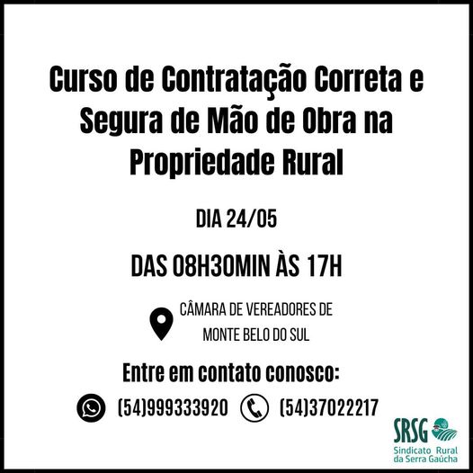 Contratação Correta e Segura de Mão de Obra na Propriedade Rural