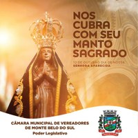 Dia 12  Comemora-se o dia de Nossa Senhora Aparecida