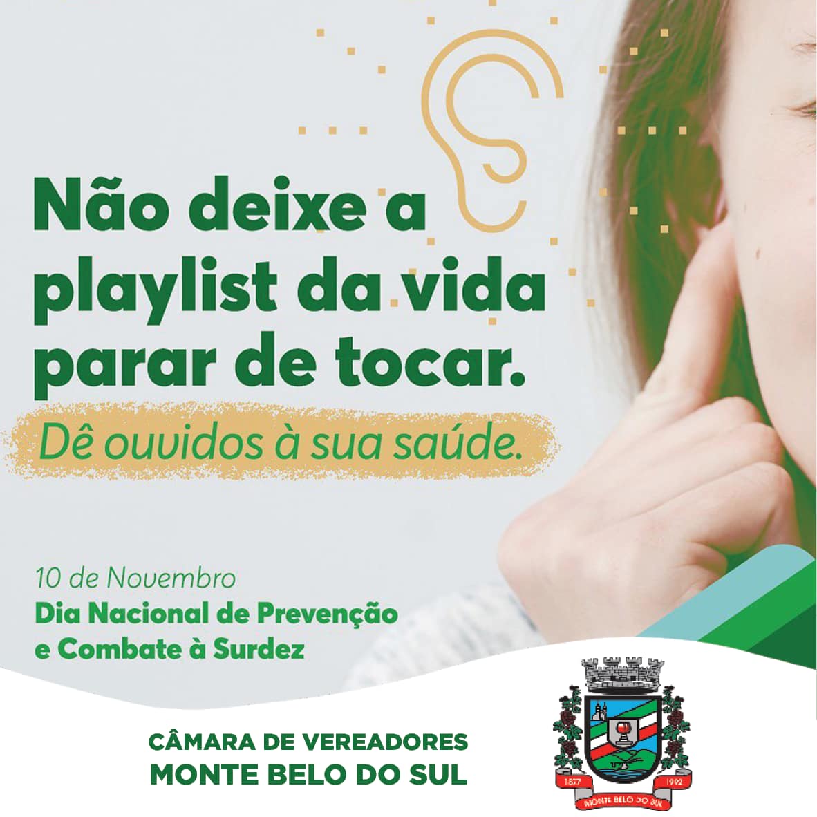 Dia Nacional de Prevenção e Combate à Surdez