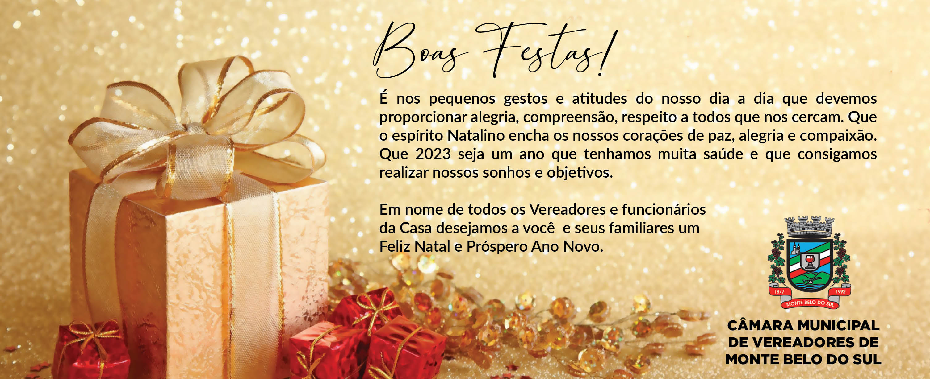 Feliz Natal e um próspero Ano Novo!