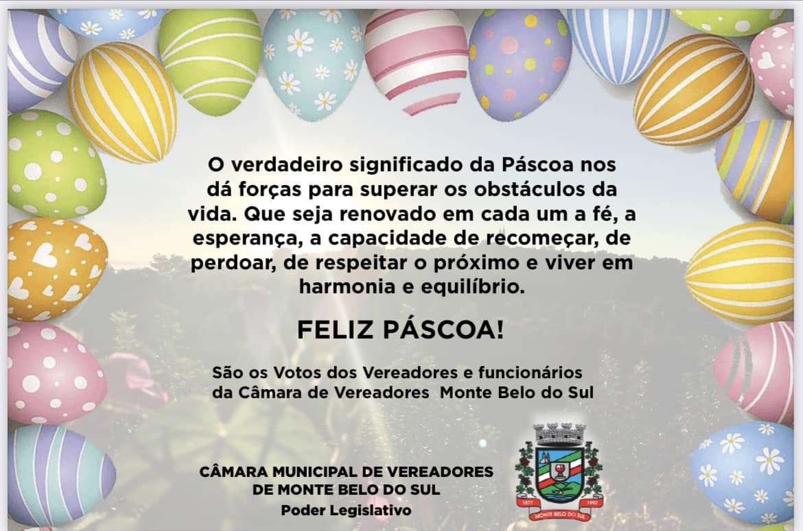 Feliz Páscoa !