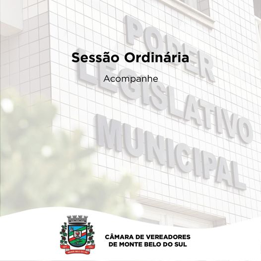 Nesta terça-feira, 15 de outubro, Câmara realiza Sessão Ordinária 