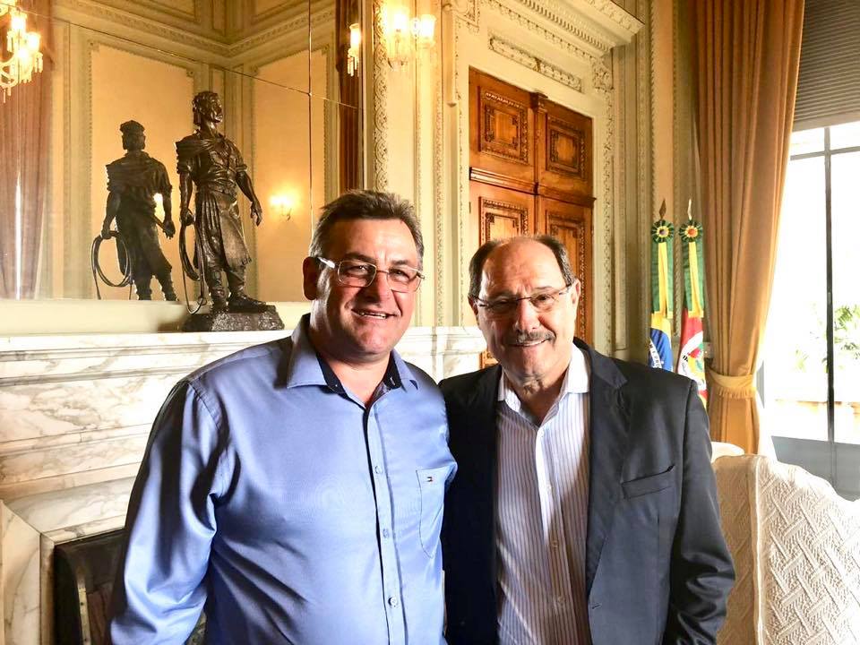 Presidente visita governador e secretário-geral de Governo